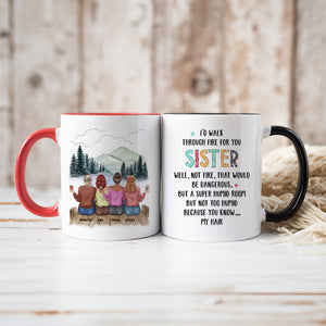 I Would Fight A Bear For You Bestie -Personalized Mug