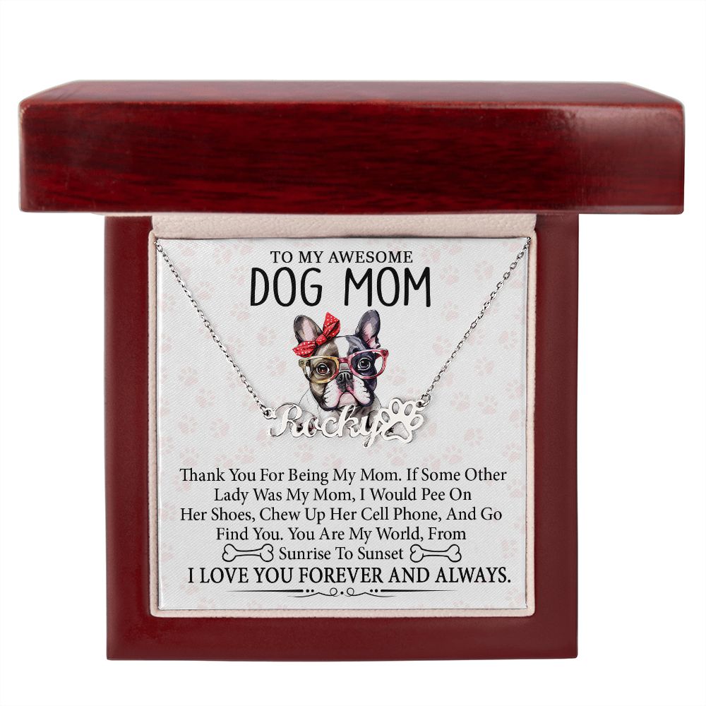 Personalized Dog Mom Necklace / Dog Mom Gift