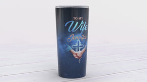 Tumbler Stainless - Once Upon A Time Personalized Tumbler, Custom Gift For Couple