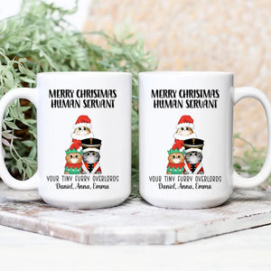 Personalized Merry Christmas  Cat Mug