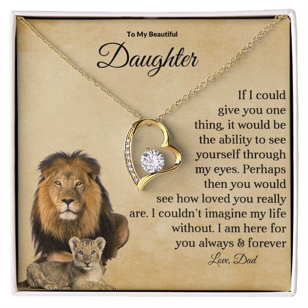 Daughter Love Knot Necklace