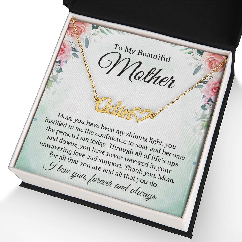 Mom Name Necklace / Gift for mom